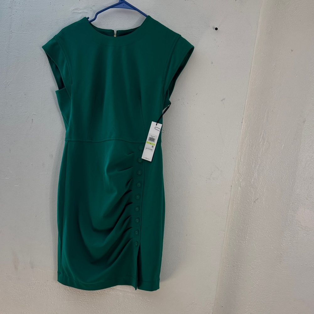 Calvin Klein green Dress size 4 pre-owned - Picture 9 of 16